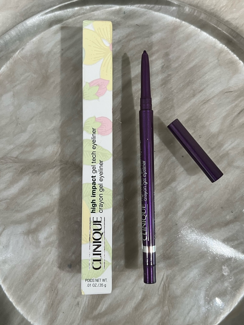 NEW Clinique High Impact Gel Tech Eyeliner Ultra Pigmented Sparkling Amethyst 08 - Picture 3 of 8